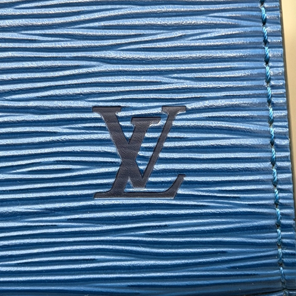 Louis‎ Vuitton Epi Malesherbes Blue Leather - Picture 7 of 12